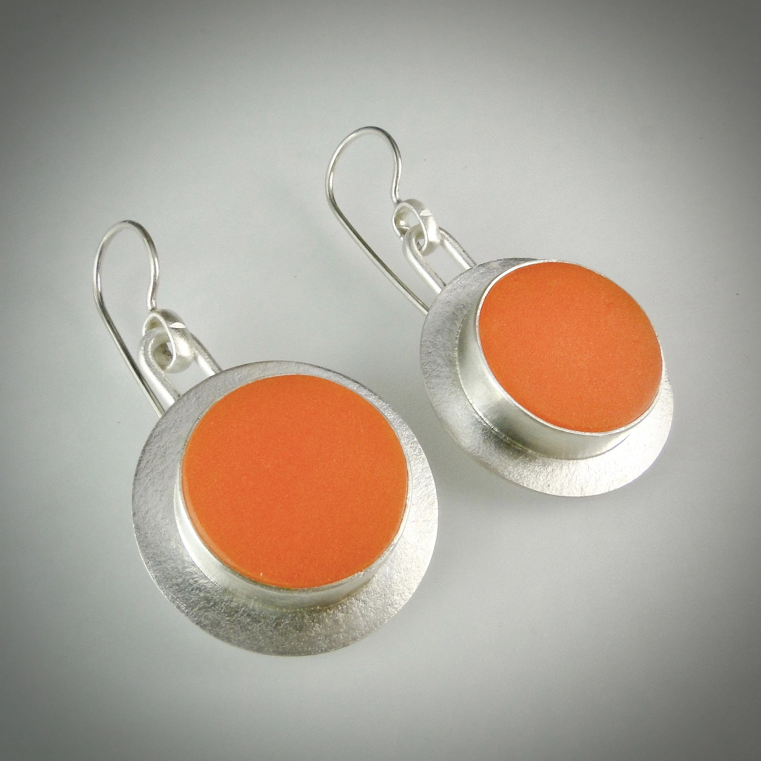 Circle drop earrings sale